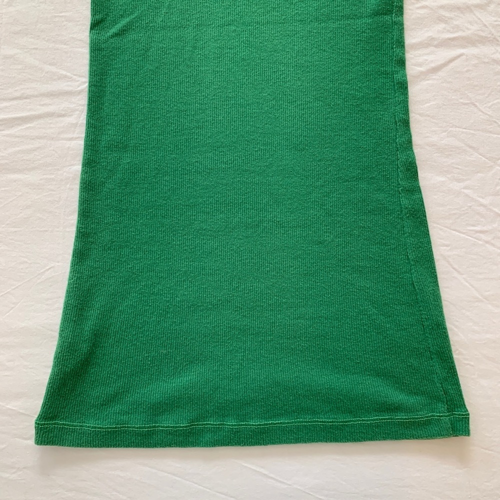 Abercrombie Ribbed Green Tank Top Juniors - Picture 6 of 15